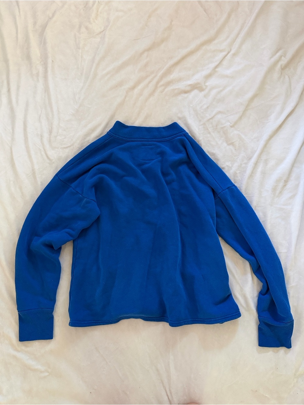 Blue Women's Button-Front Cardigan Jacket - Picture 6 of 8